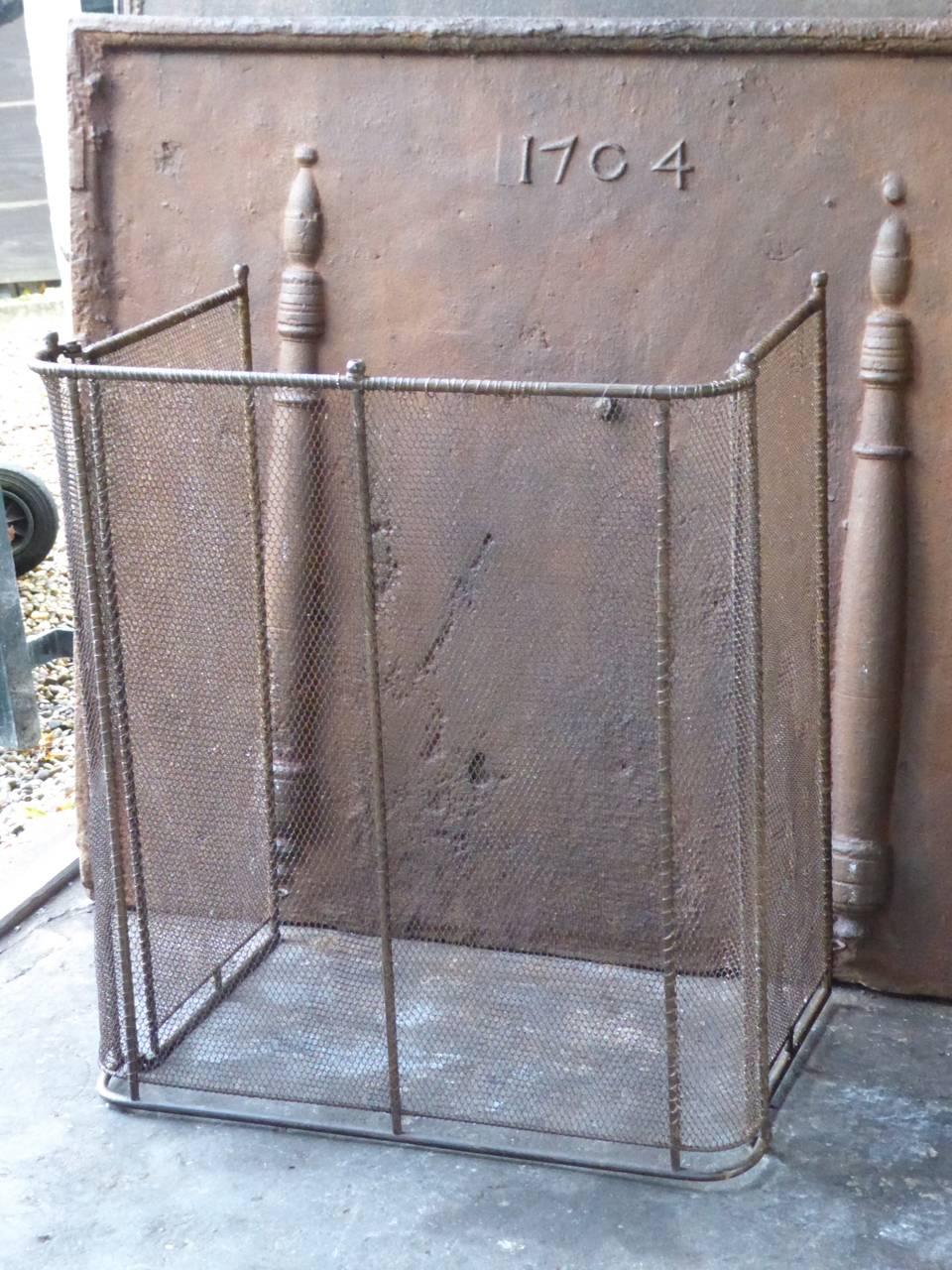 19th Century French Fireplace Screen In Good Condition In Amerongen, NL