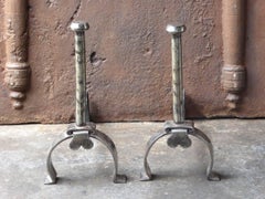 19th Century French Andirons or Firedogs