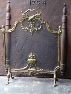 19th Century French Fireplace Screen or Fire Screen