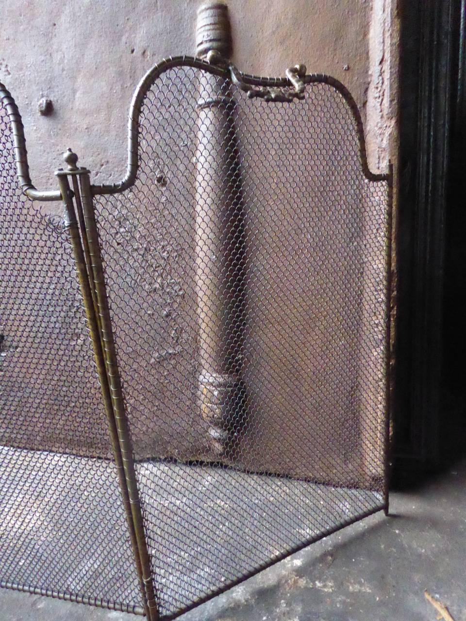 19th Century French Fireplace Screen or Fire Screen 1
