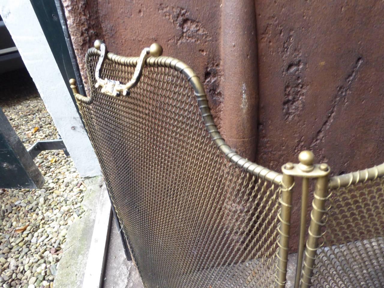 19th Century, French Fireplace Screen or Fire Screen 2