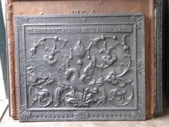 17th-18th Century French 'Phoenix' Fireback