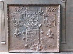 17th Century French 'Arms of France' Fireback / Backsplash