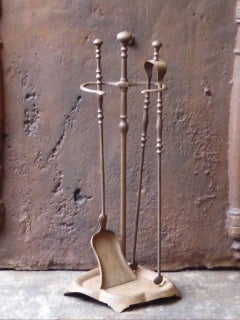 19th Century French Fireplace Tools or Fire Tools