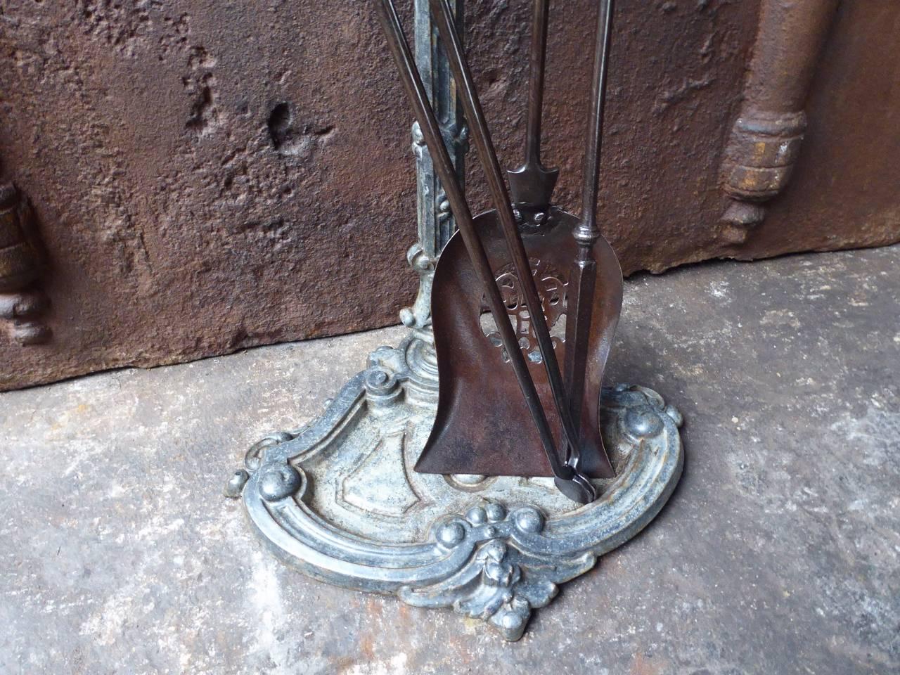 19th Century English Fireplace Tools or Fire Tools In Good Condition In Amerongen, NL
