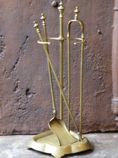 19th Century French Fireplace Tools or Fire Tools