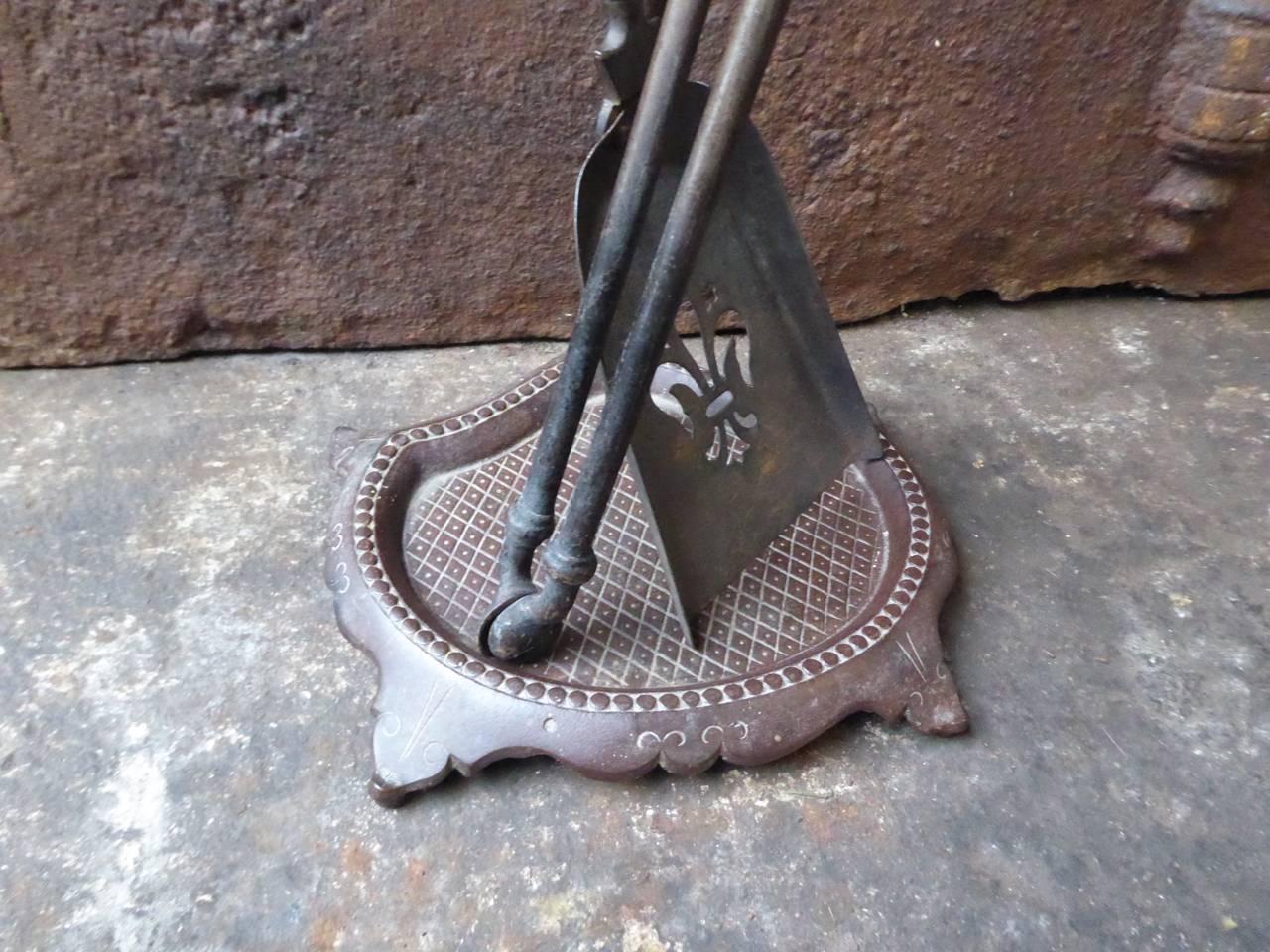 19th Century English Fireplace Tools or Fire Tools In Good Condition In Amerongen, NL
