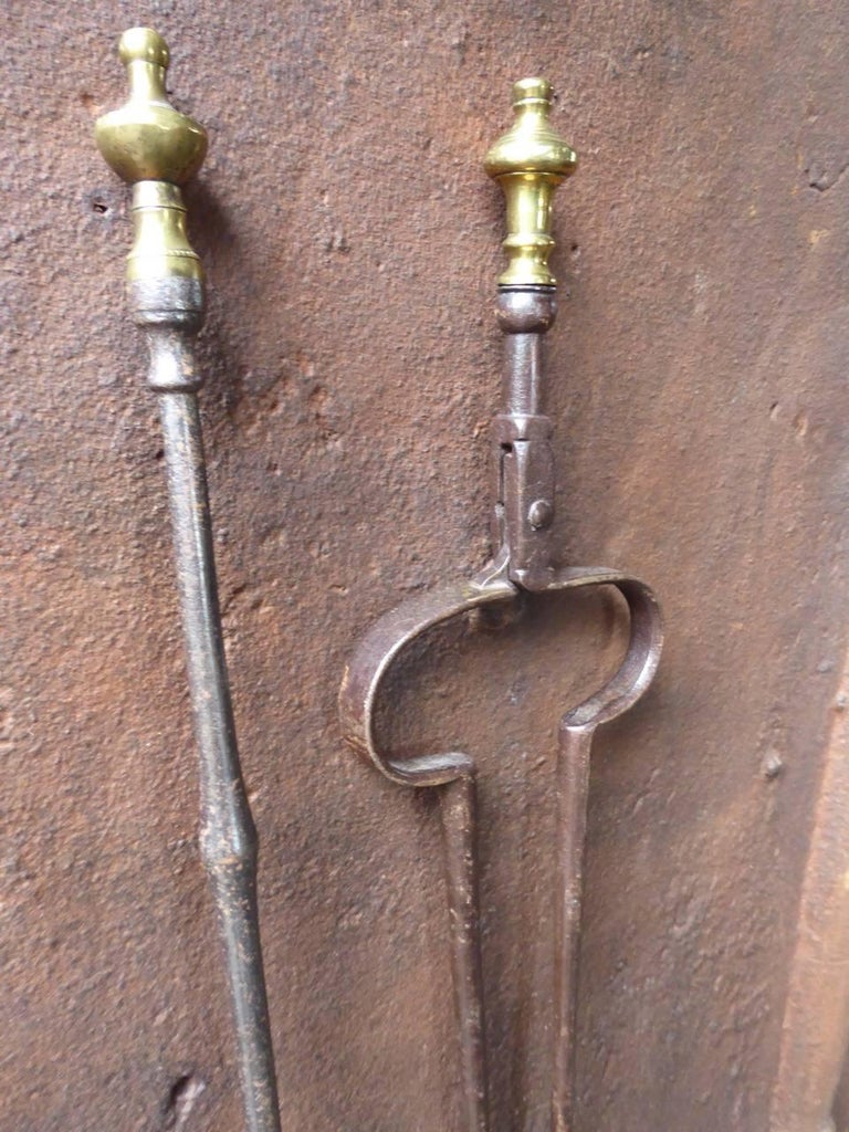 18th Century Dutch Fireplace Tools or Fire Tools at 1stDibs