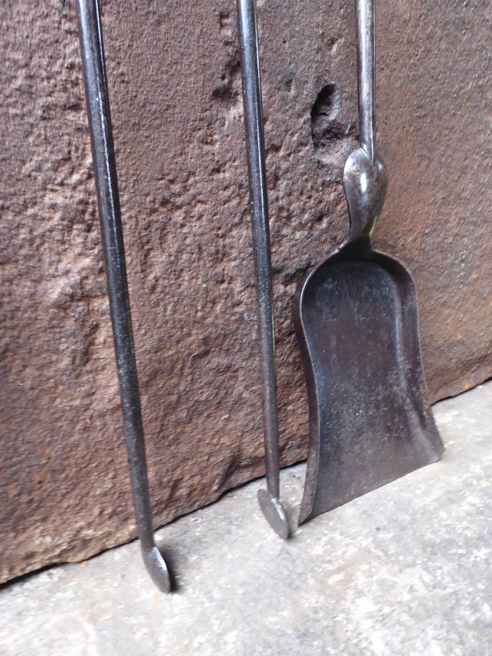 19th Century French Fireplace Tools or Fire Tools 1