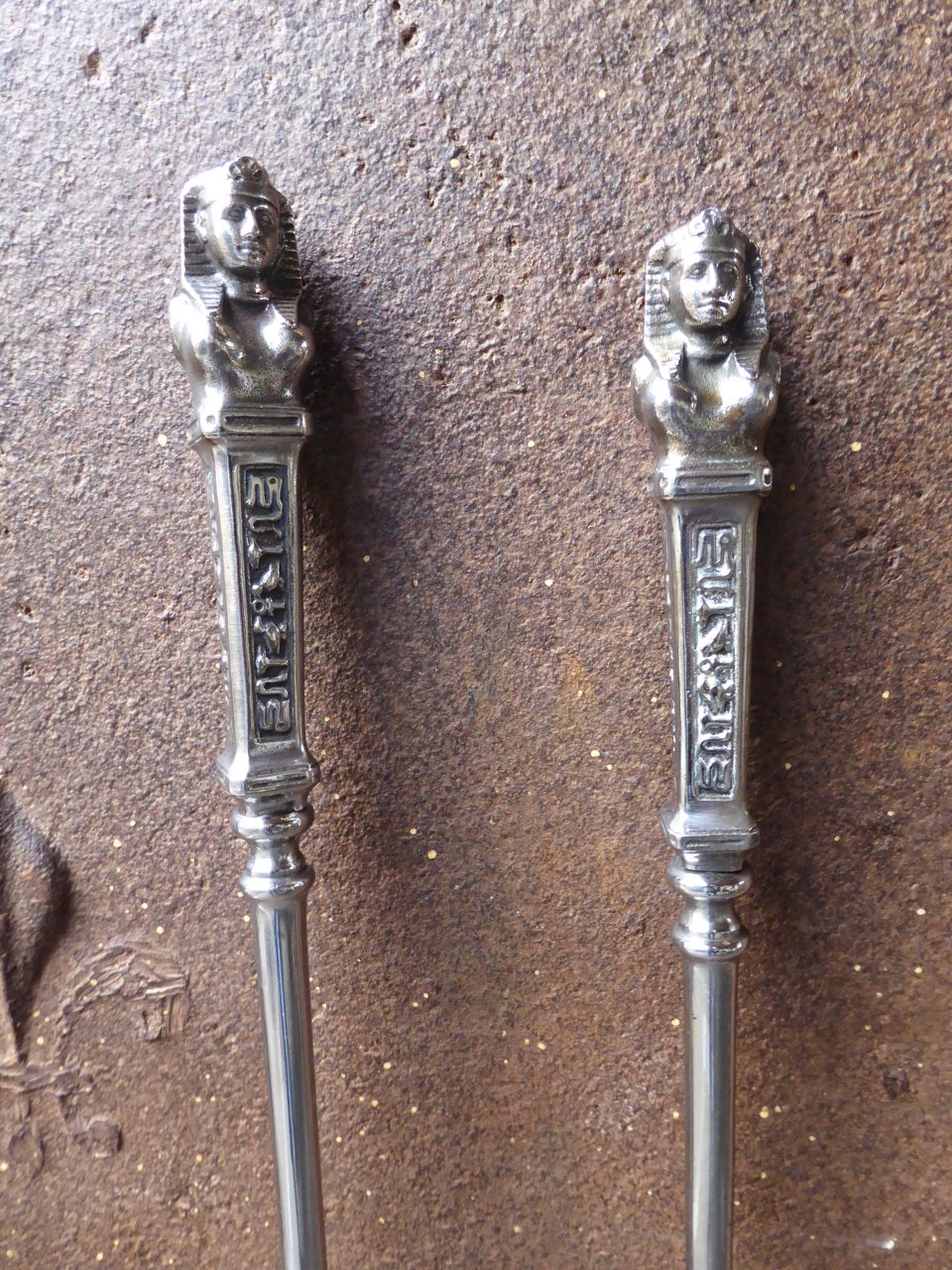 19th Century English Georgian Fireplace Tools Or Fire Tools For