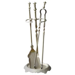 French Bouhon Frères Fireplace Tools, Fireplace Tool Set