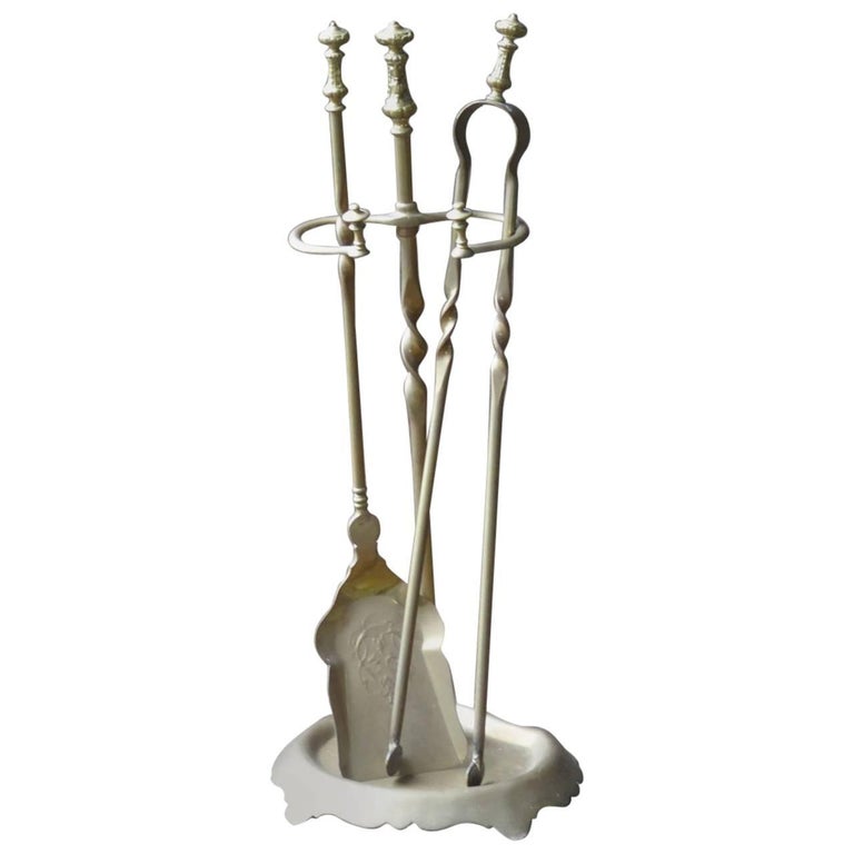 French Bouhon Freres Fireplace Tools Fireplace Tool Set For Sale At