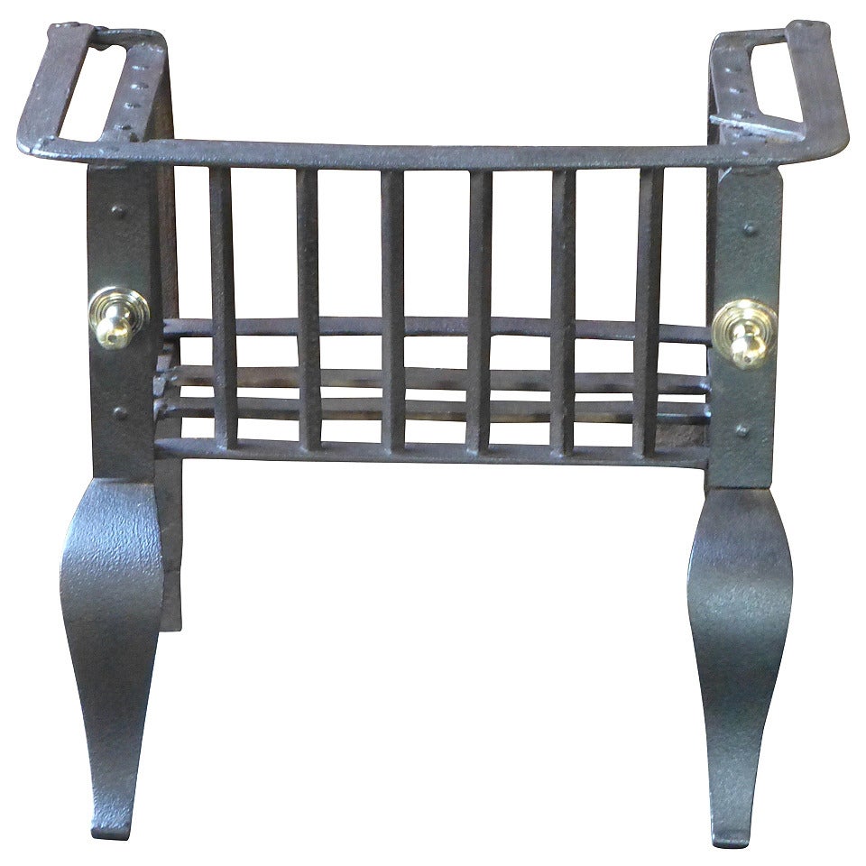 Antique Dutch Fireplace Grate, 18th Century For Sale