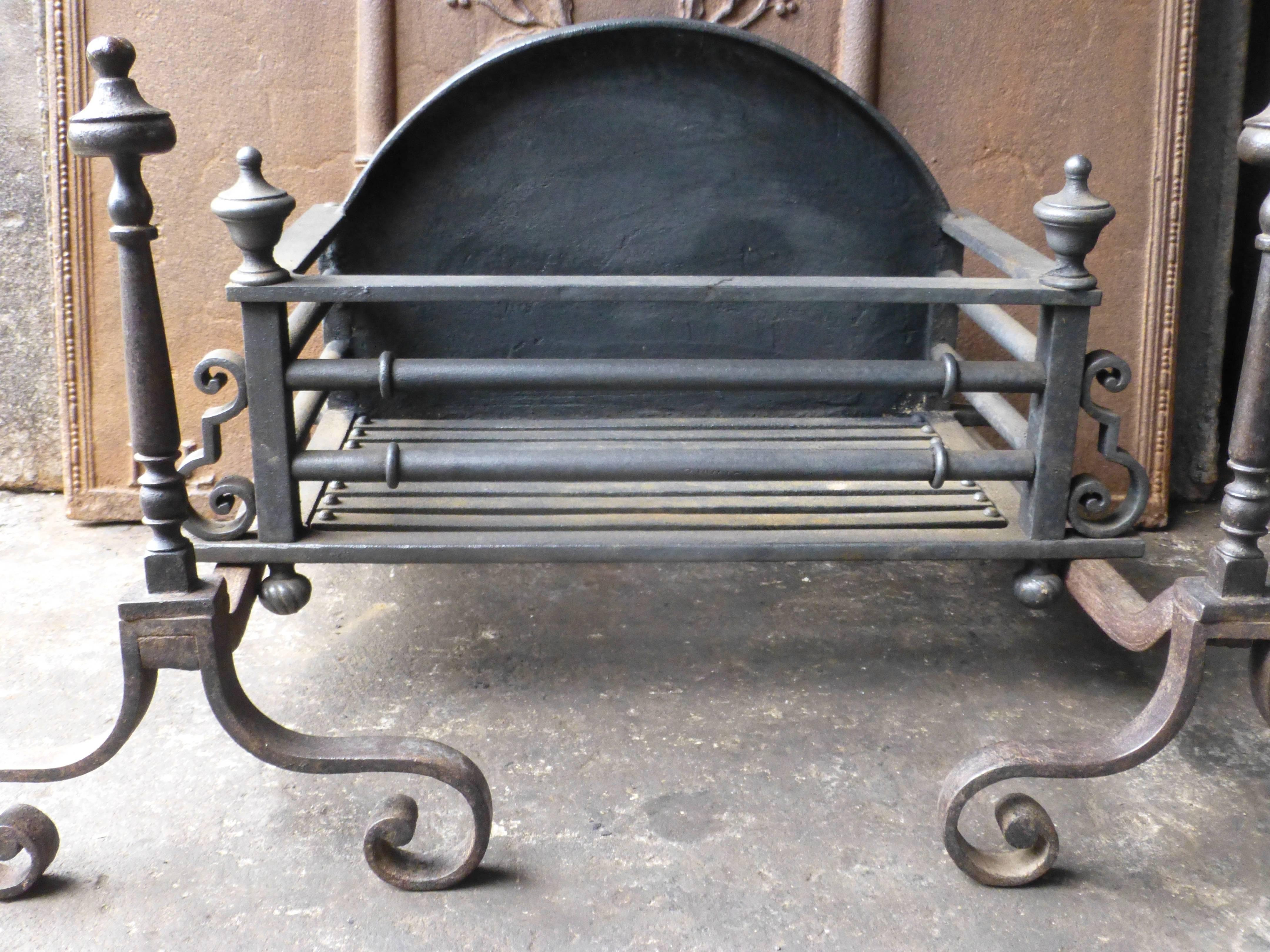 George III Exquisite Georgian Fireplace Grate, Fire Grate