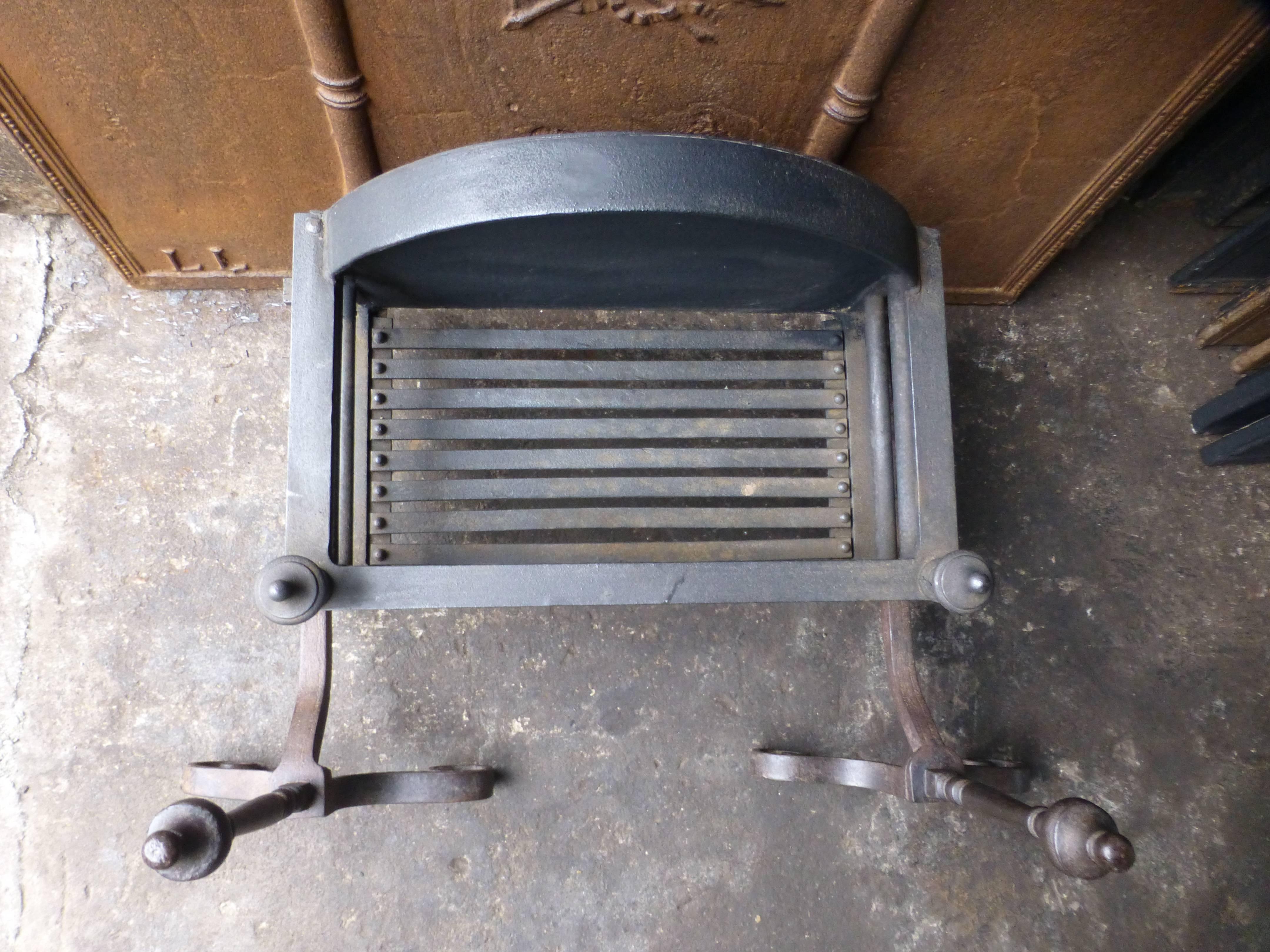 19th Century Exquisite Georgian Fireplace Grate, Fire Grate