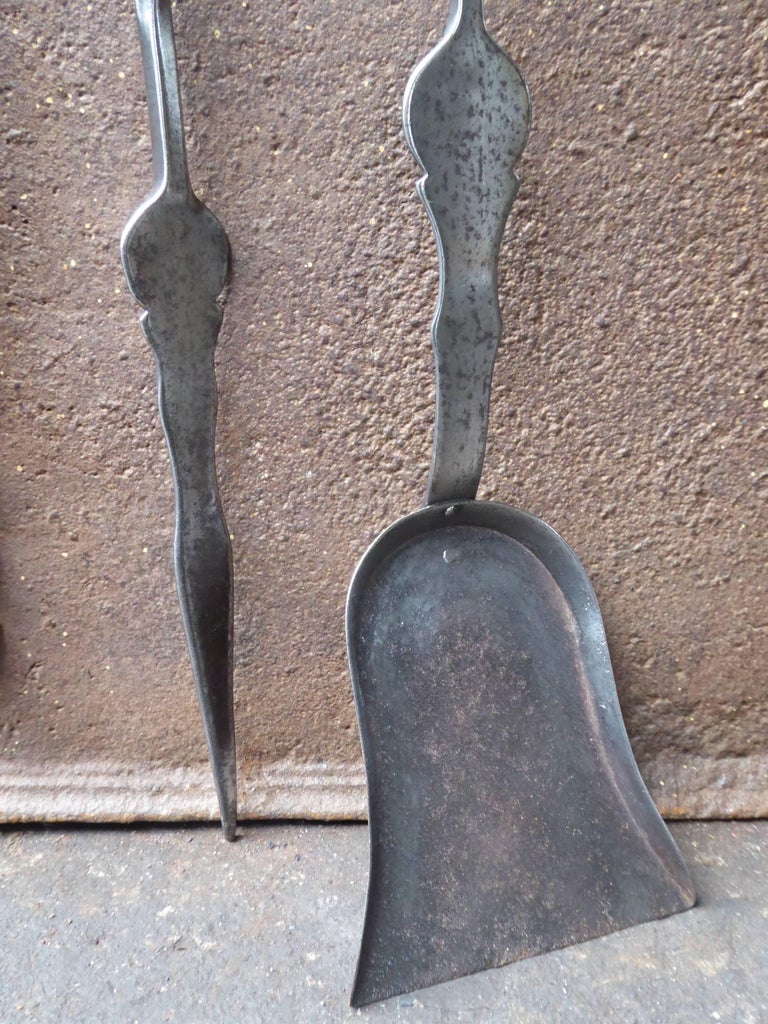 Exceptional Art Nouveau Fireplace Tools For Sale at 1stDibs