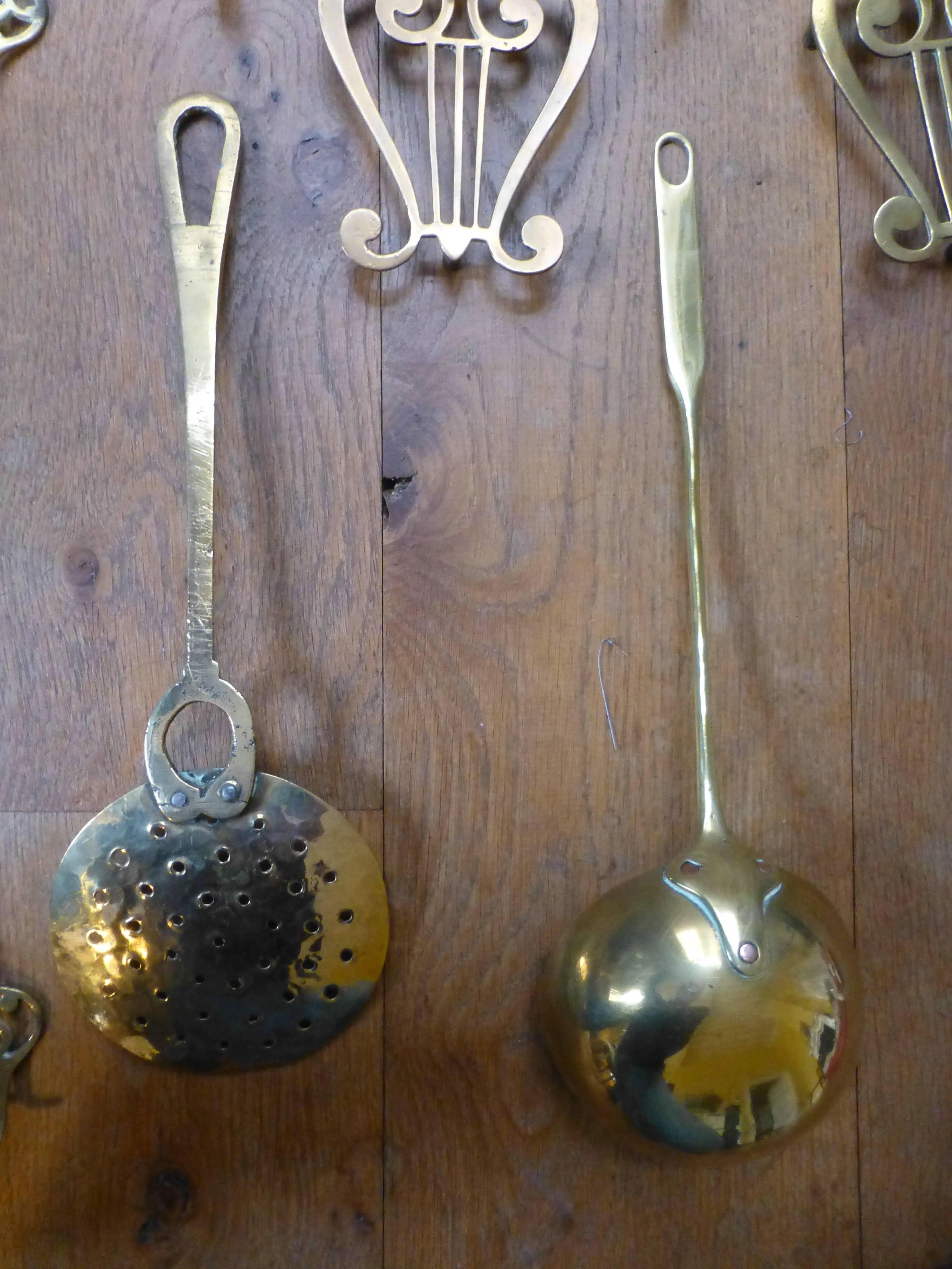 Victorian Antique Dutch Fireplace Tool Set, Fire Tools For Sale