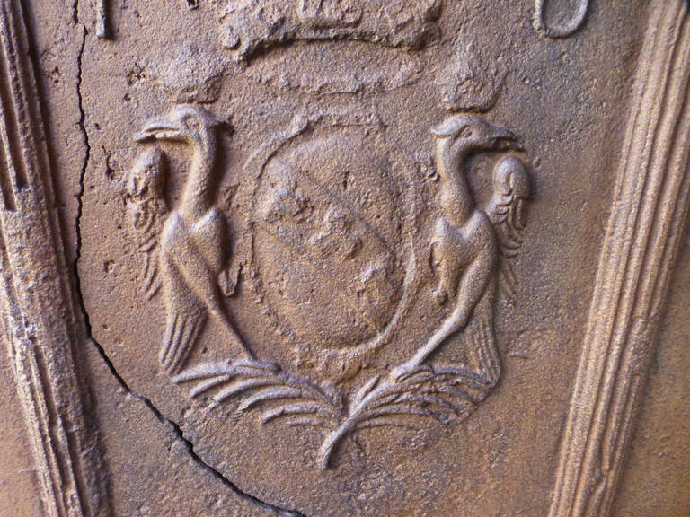 Fireback with coat of arms of an unknown marquis and the date 1706.



 

 

 