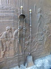 18/19th Century Fire Tool Set and Stand