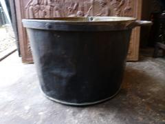 18th Century Brass Log Holder, Log Bin