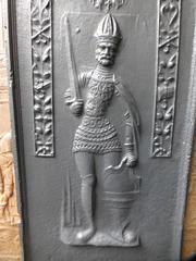 17th Century French Charlemagne Fireback / Backsplash