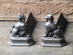Griffin Andirons, Firedogs