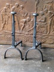 18th Century French Andirons, Firedogs