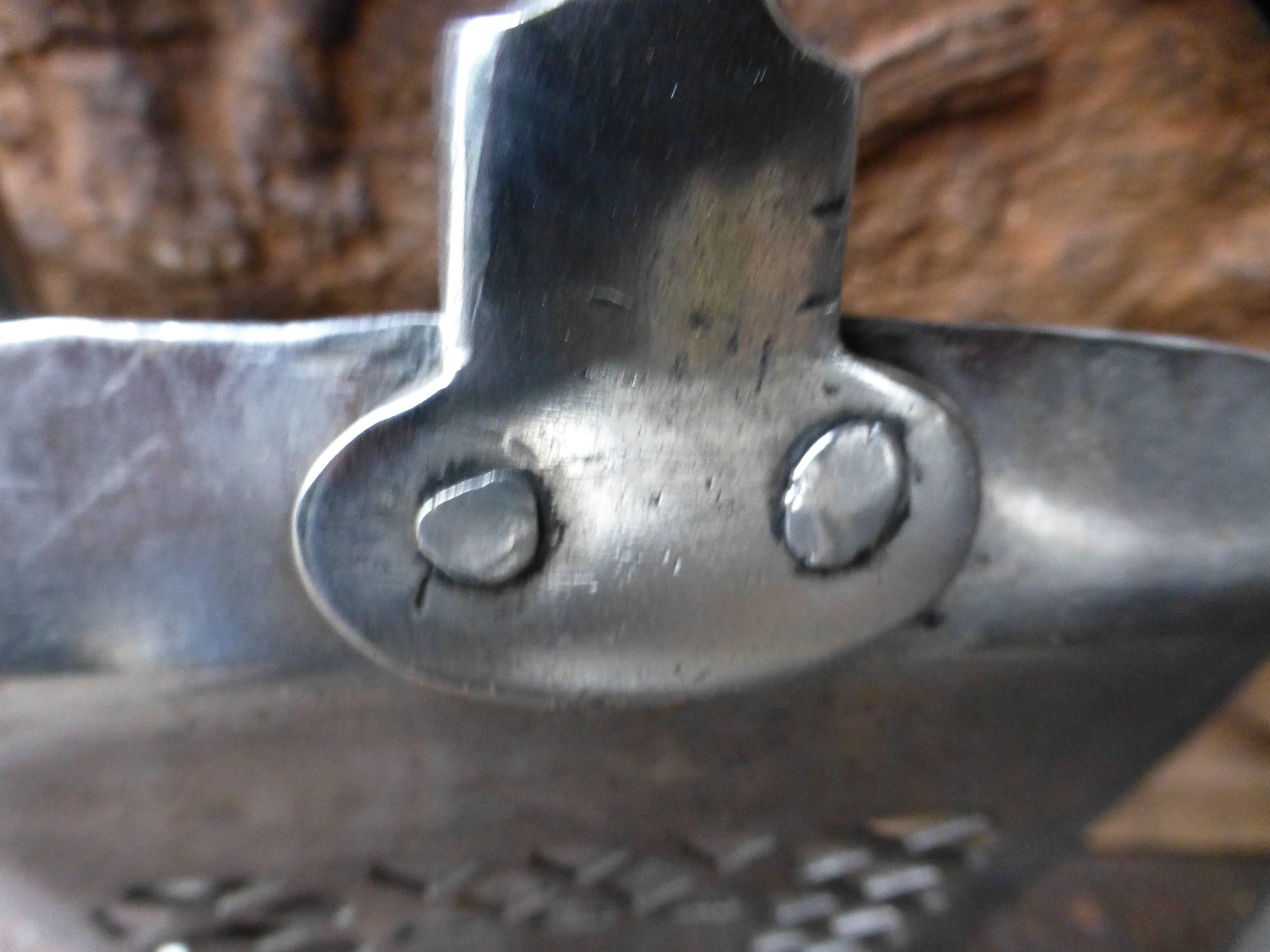 18th-19th Century George III Polished Steel Fire Tool Set, Firetools 2