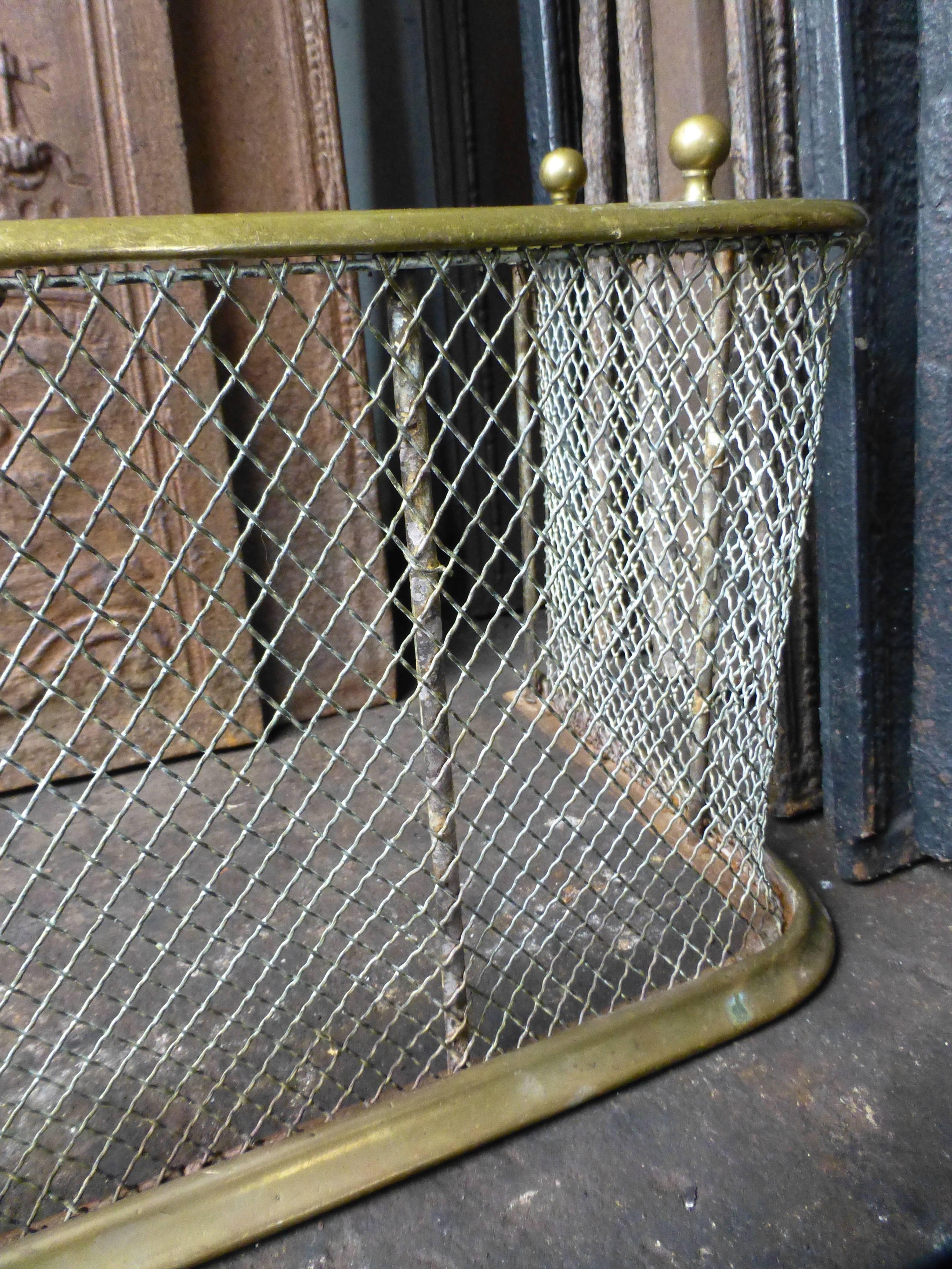 19th Century Brass and Wirework Fender 1