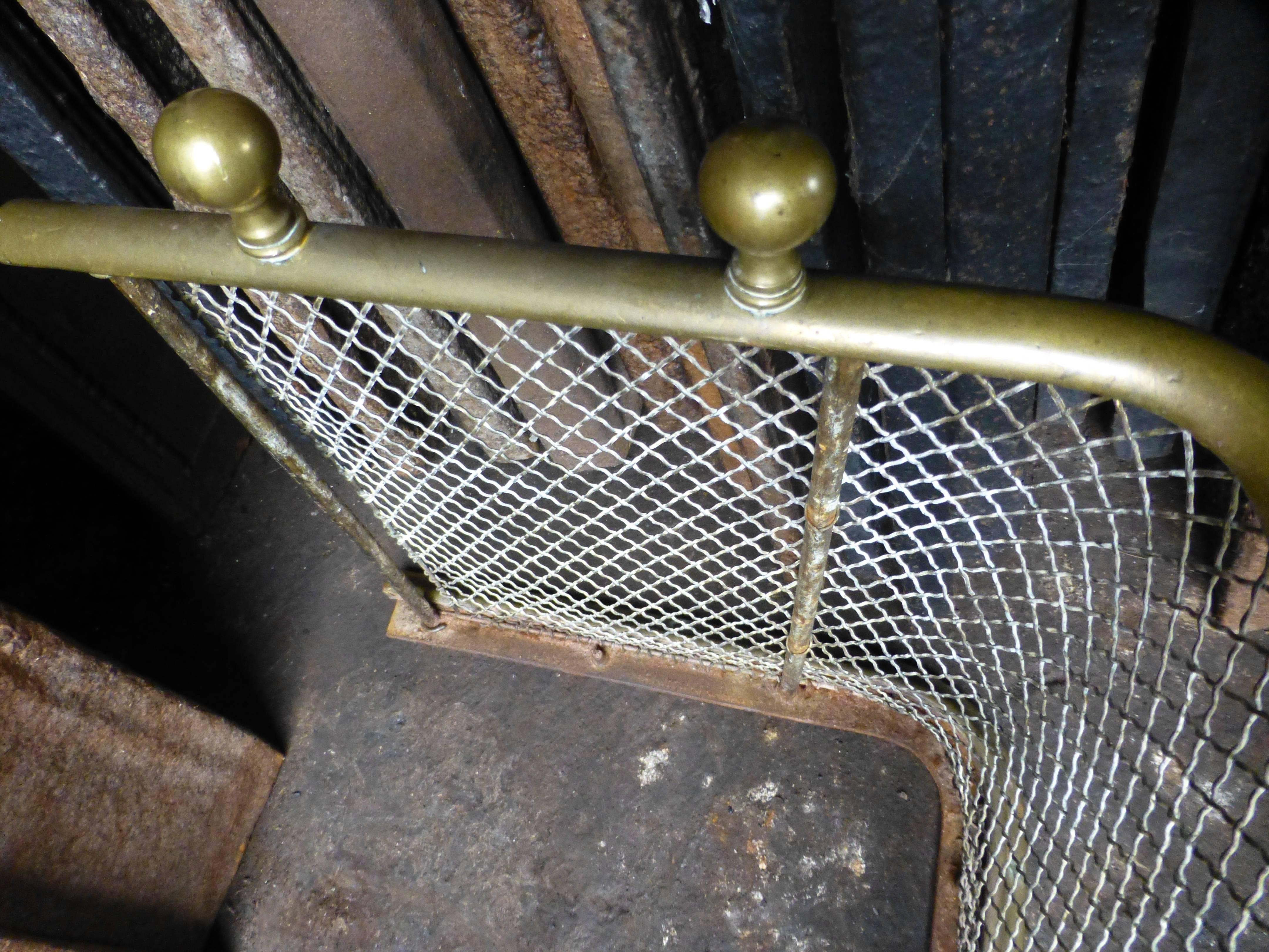 19th Century Brass and Wirework Fender 4