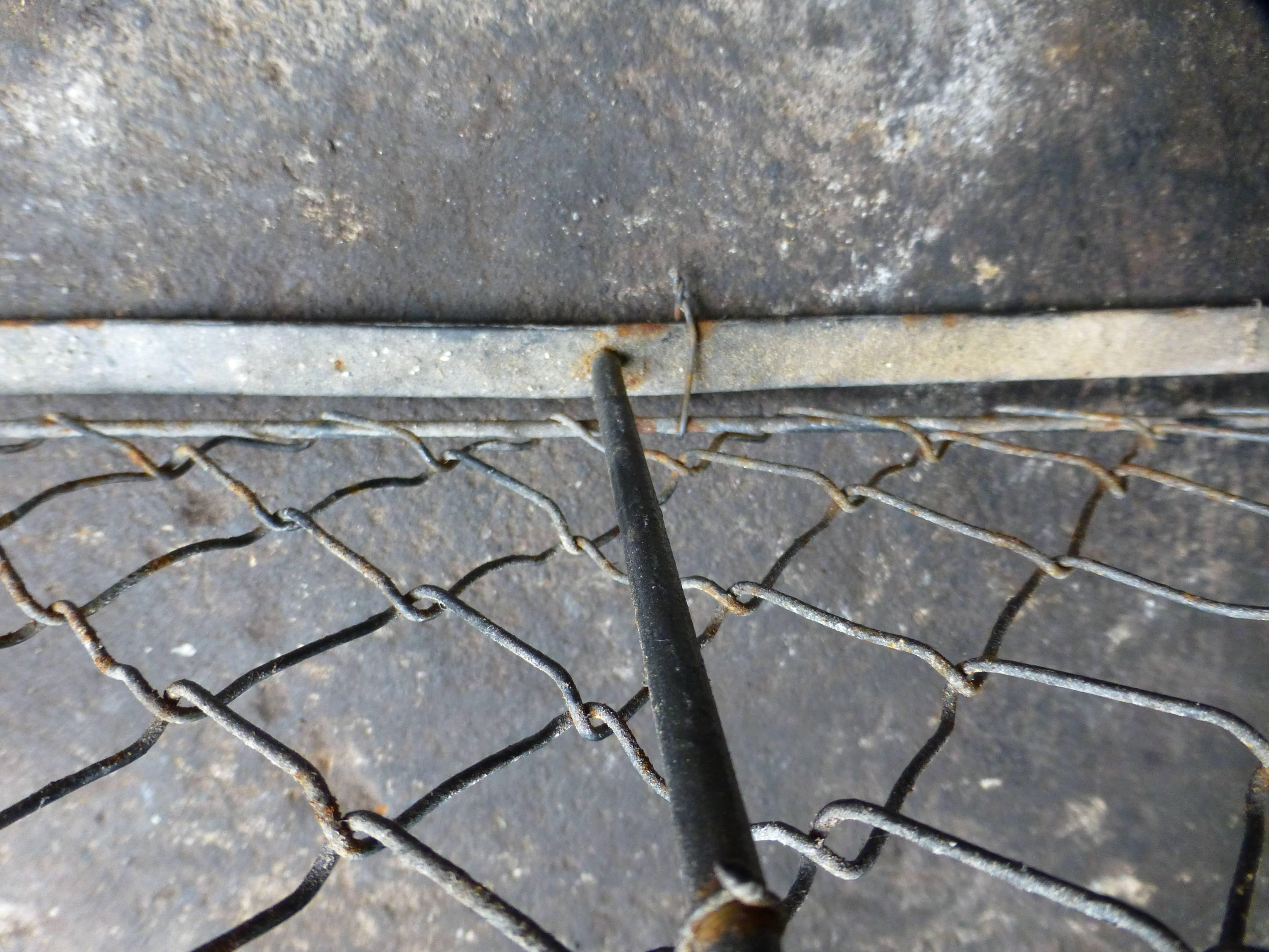 19th Century Brass and Iron Fireplace Guard, Fire Guard 4