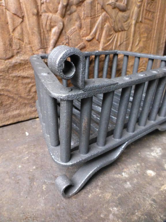 Small 18th Century Wrought Iron Fireplace Grate Fire Grate At 1stdibs