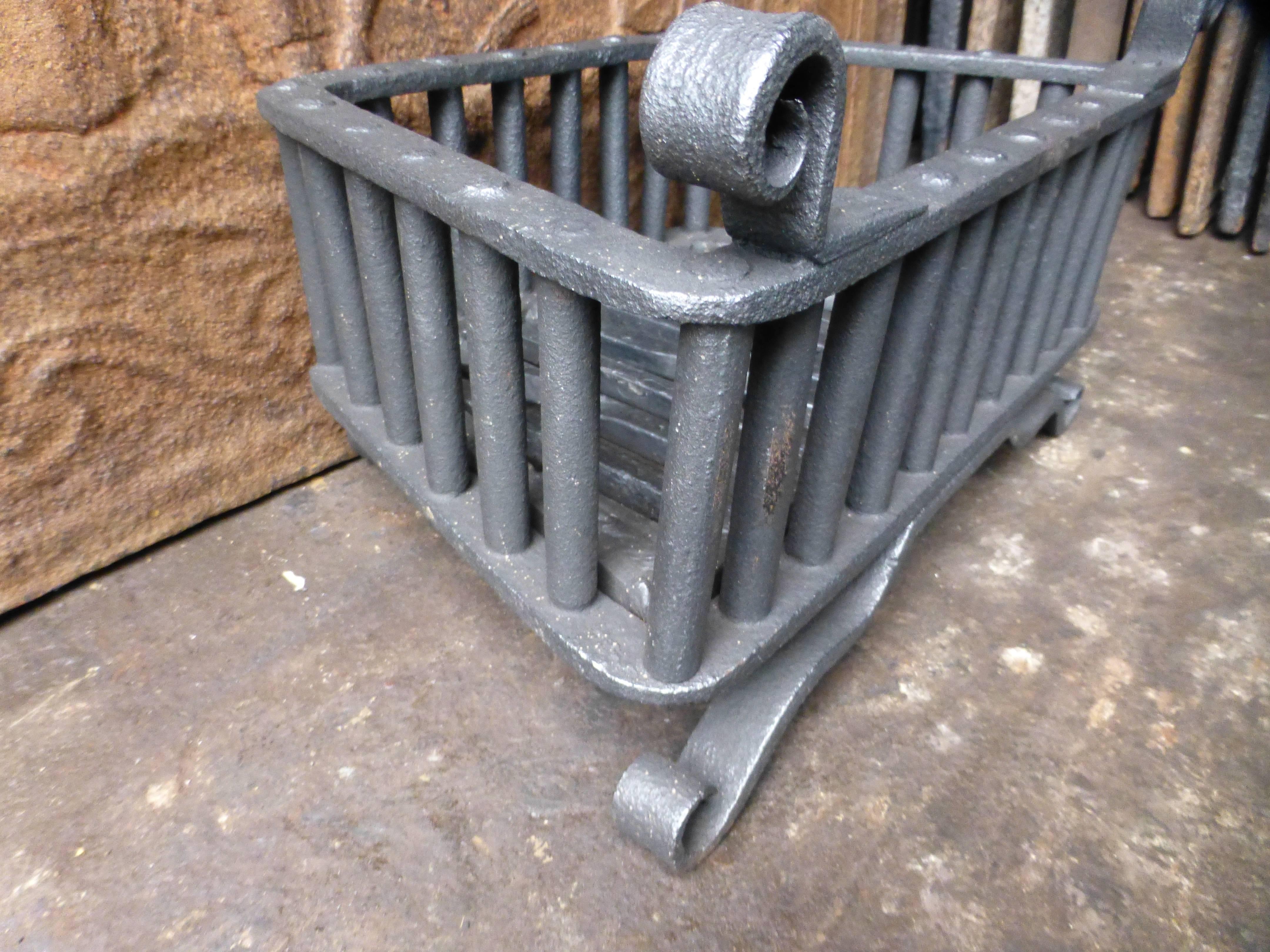 wrought iron fire grate