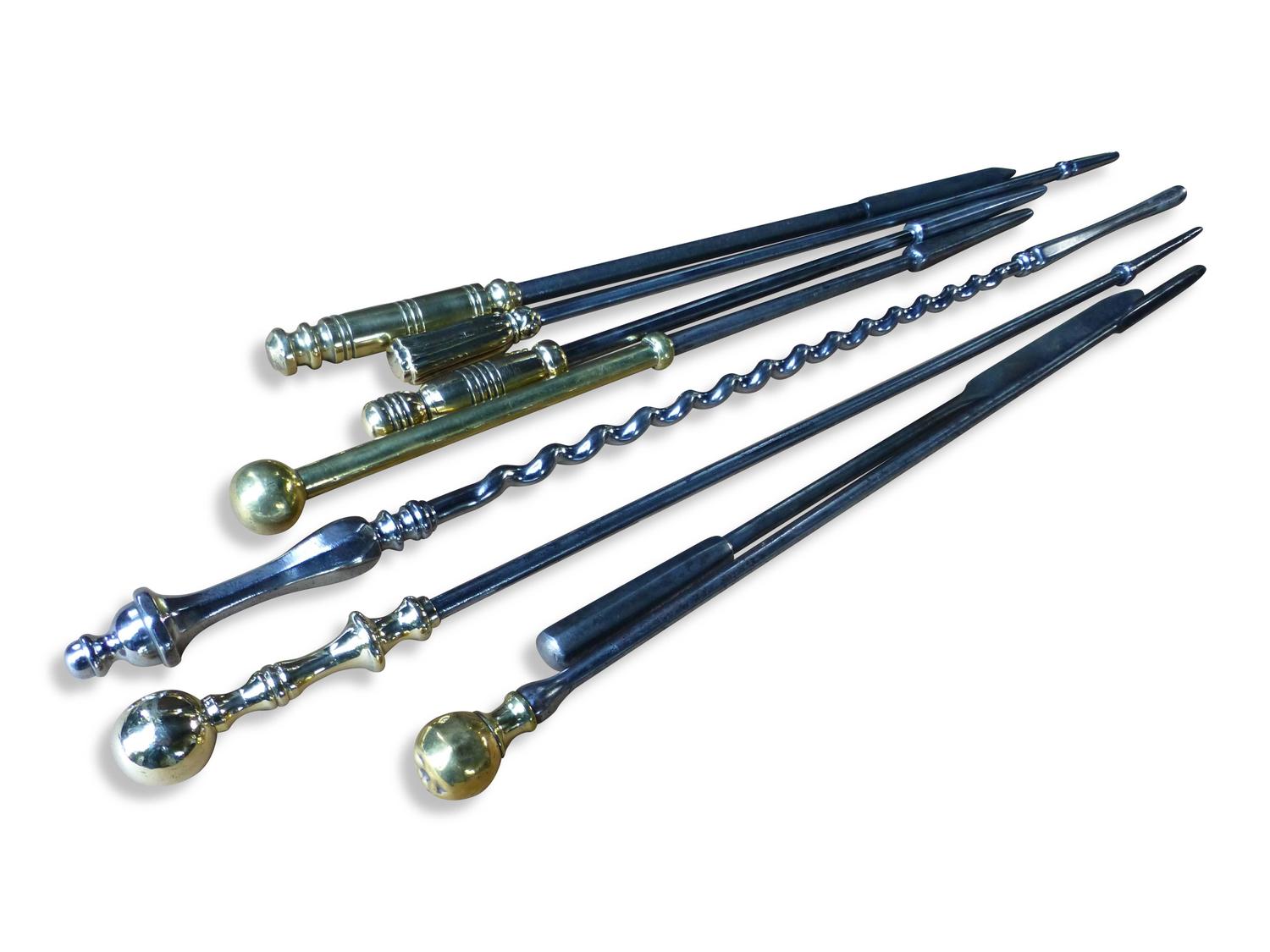 Fire Pit Stick Poker, 46" Stainless Steel Adjustable Long Fire Poker