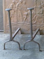 18th Century French Andirons, Firedogs