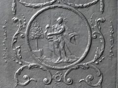 19th Century Apollo with Lyre Fireback