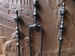 18th or 19th Century Fireplace Tools, Companion Set