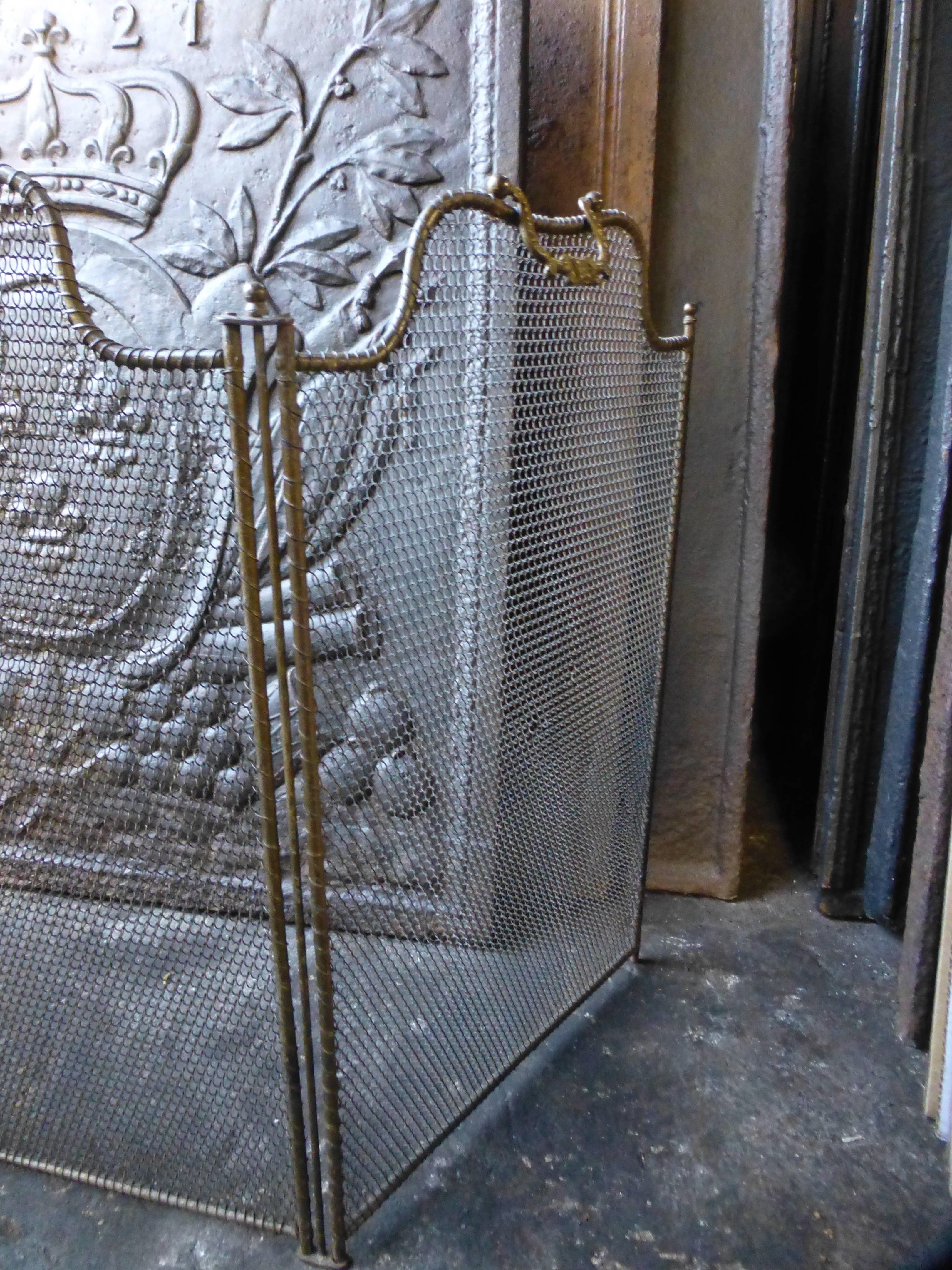 19th Century French Fireplace Screen 1
