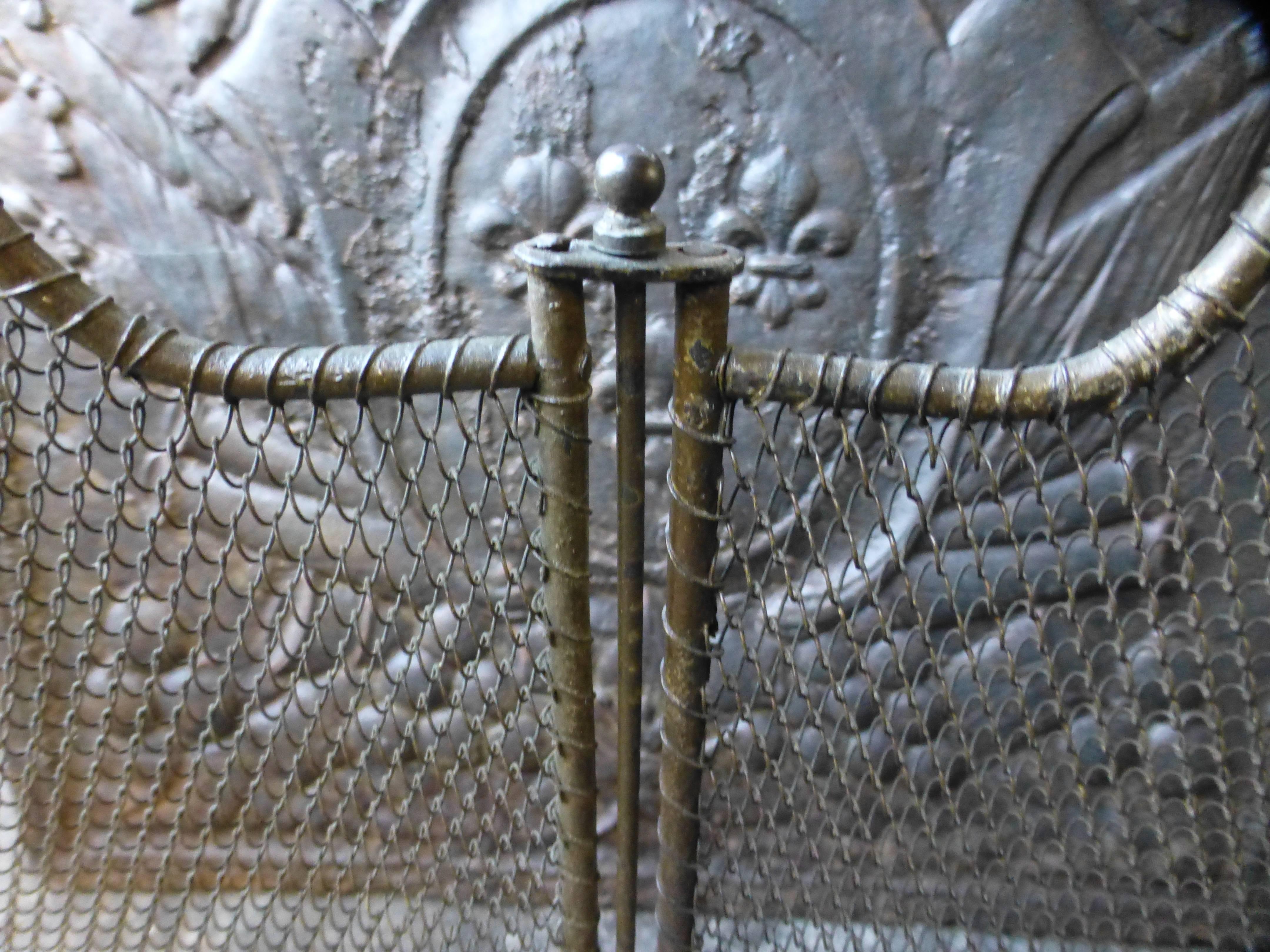 19th Century French Fireplace Screen 2
