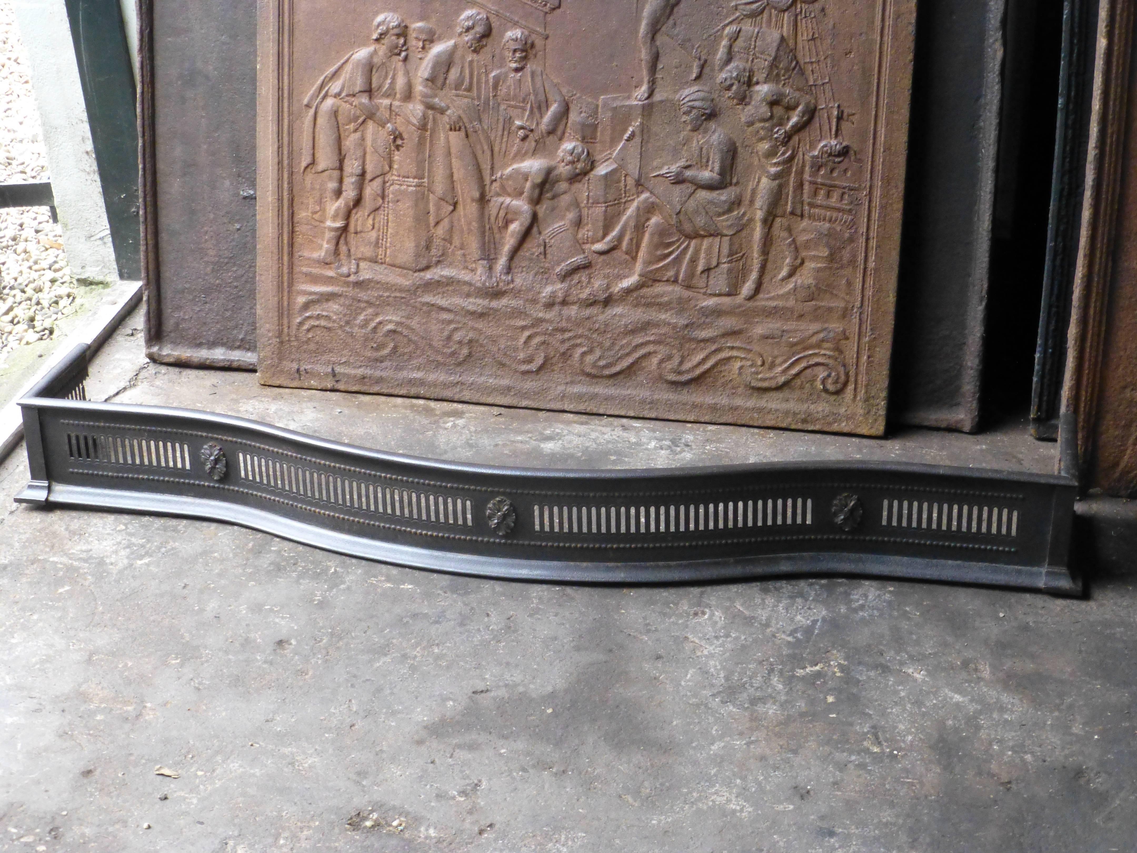 19th Century English fireplace fender.