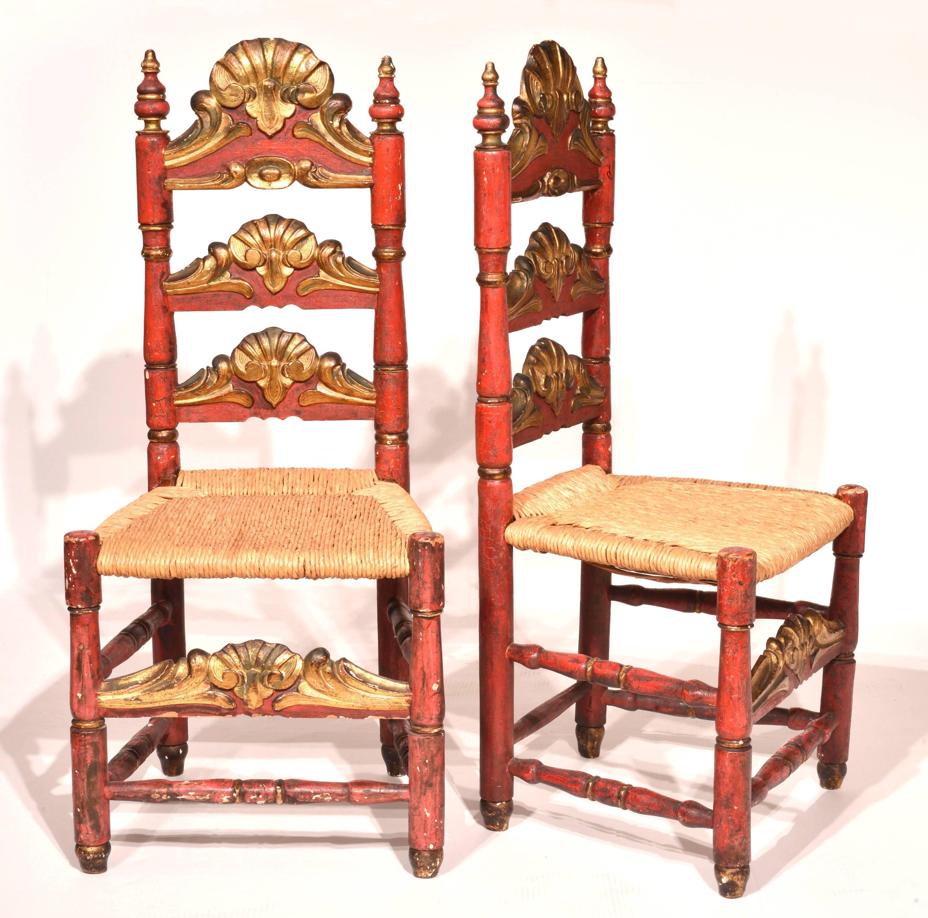 Chair dimensions:
45 x 21 x 18 inches.

Provenance:
Private Collection, Mooresville, NC.
