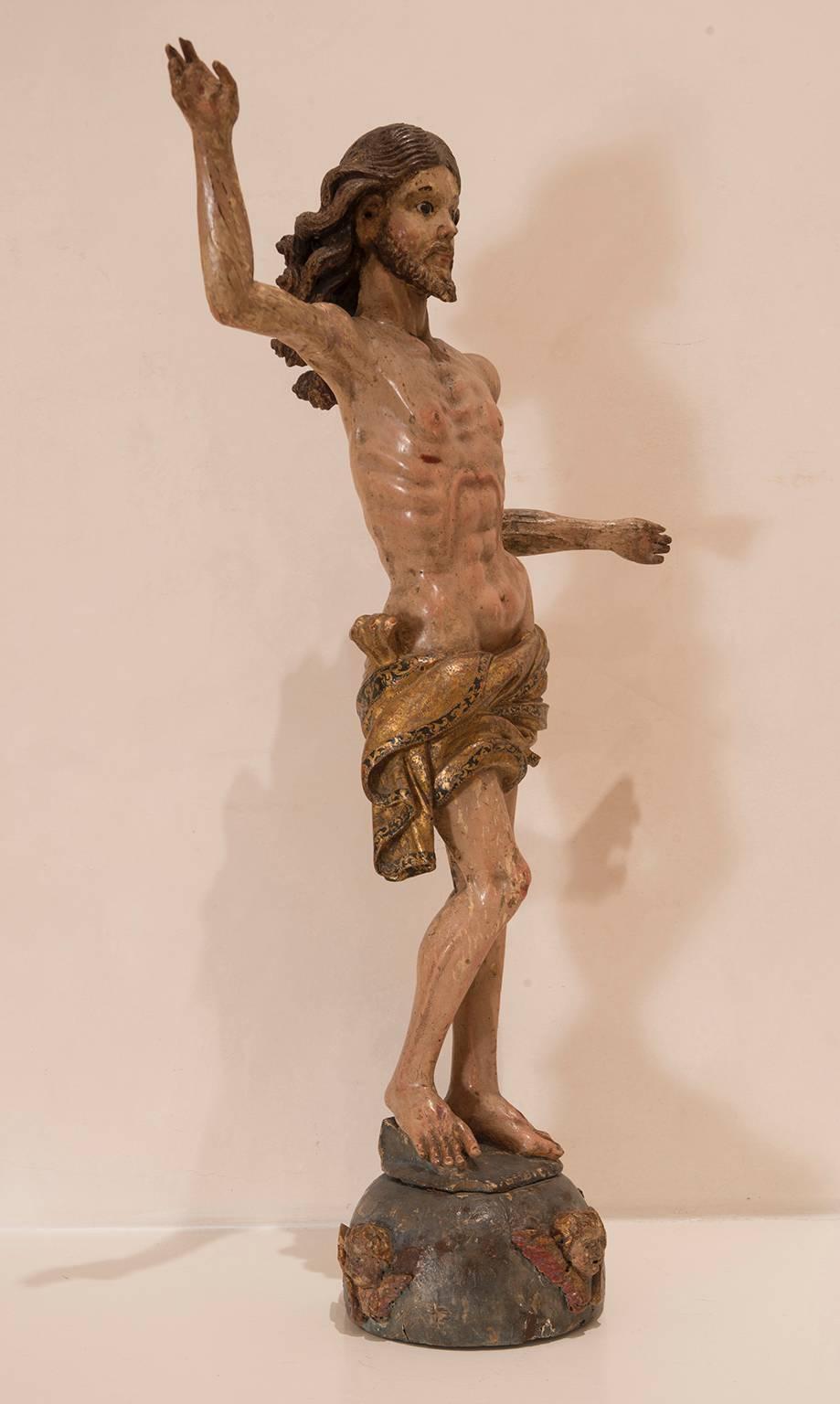 German Christ Triumphant Sculpture