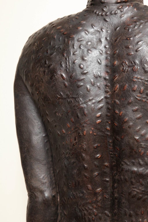 Belgian Sculpture of a Woman's Back For Sale