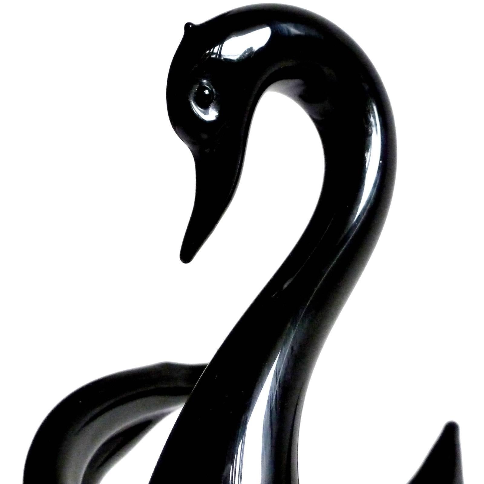 black swan figurine