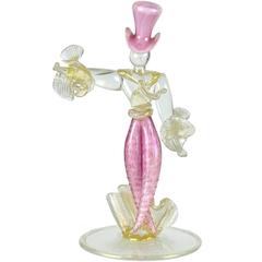 Flavio Poli Seguso Vetri d'Arte Murano Iridescent Italian Art Glass Sculpture 10