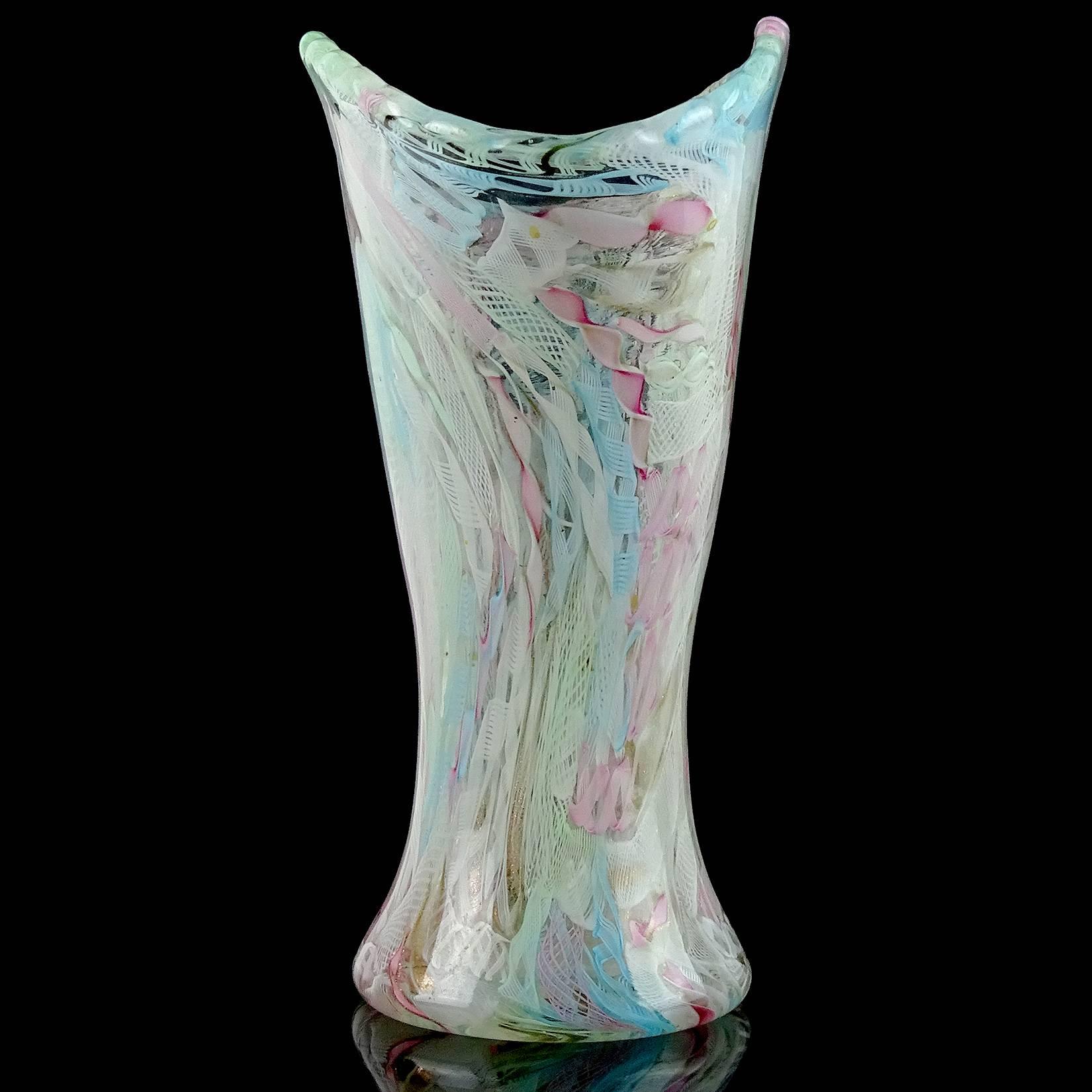 murano flower vase