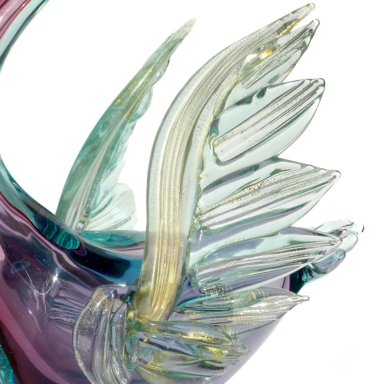murano art glass swan