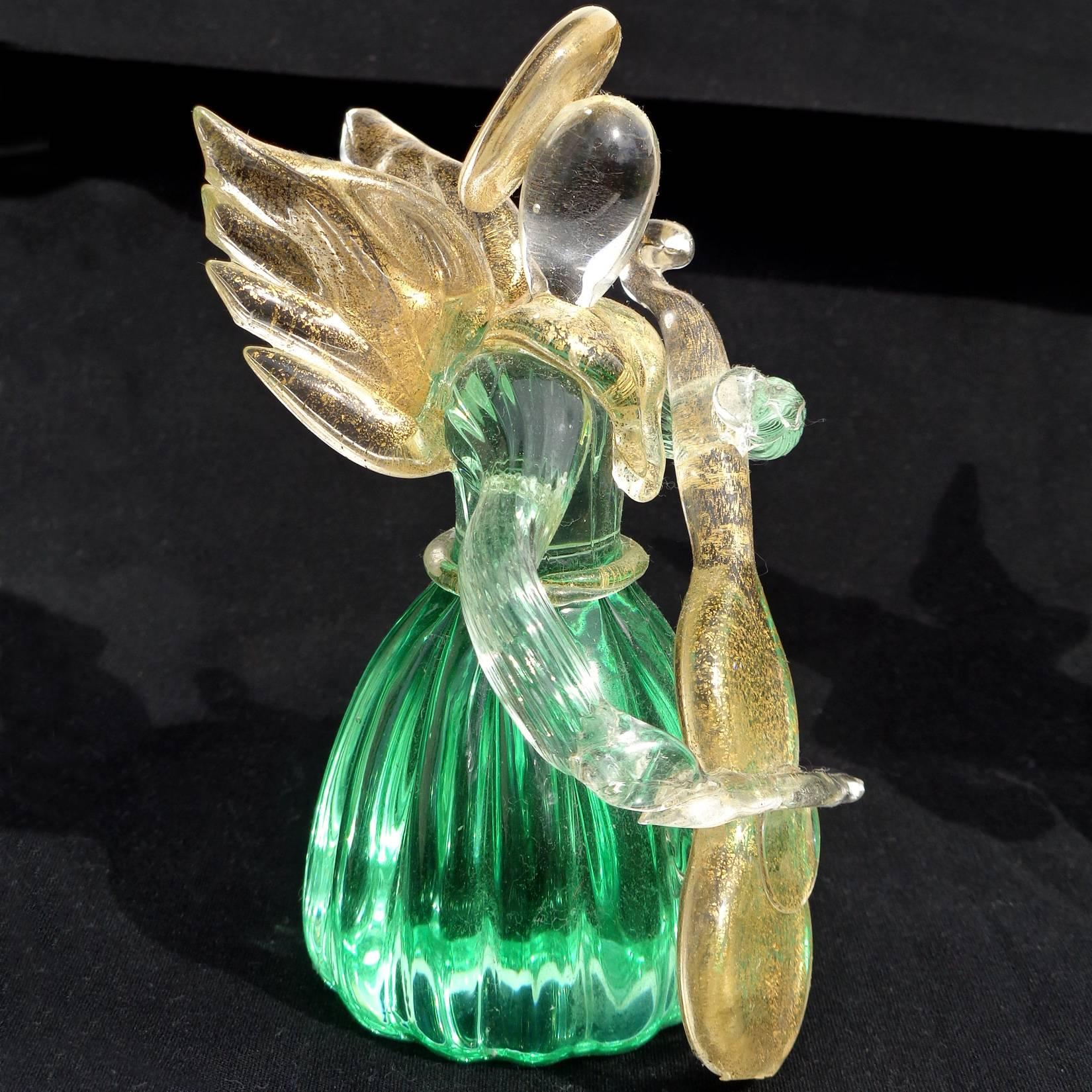 murano glass angel figurine
