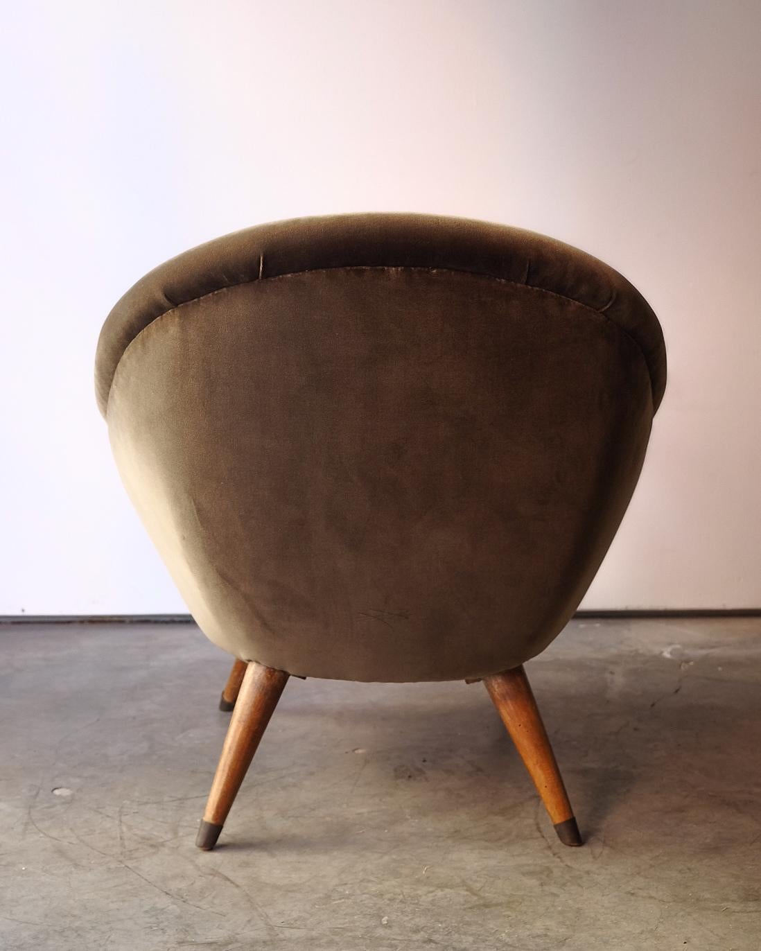 Fauteuil Samt Stühle im Zustand „Hervorragend“ im Angebot in New York, US