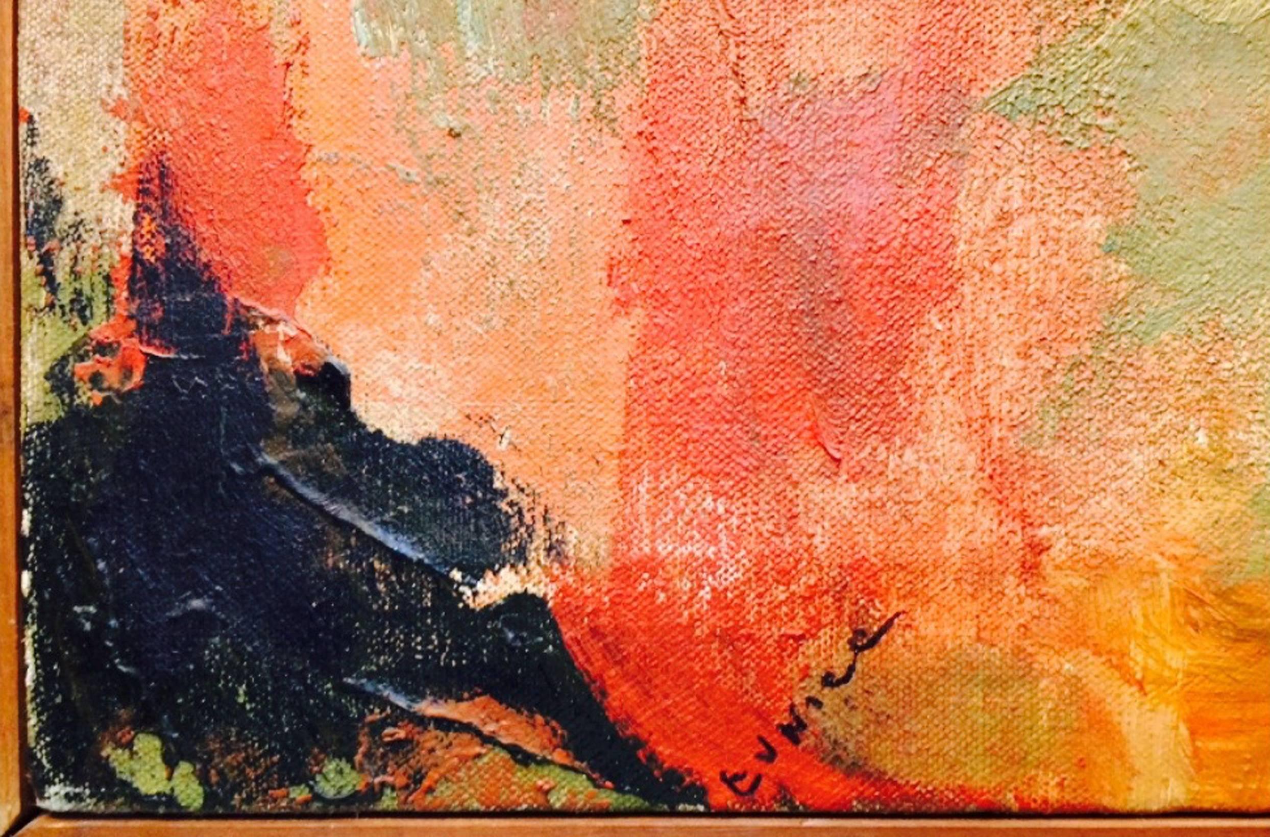 American Eunice Jensen Parsons Mid-Century Northwest Painting, circa 1959 For Sale
